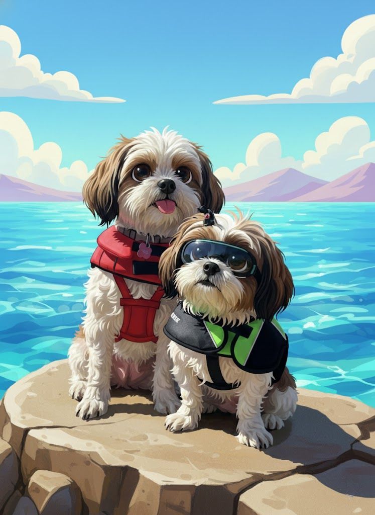 Two dogs that inspired Two Tales